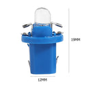 10pcs T5 B8.5D LED Car Light Auto Dashboard Instrument Light Bulbs (Blue) Newly