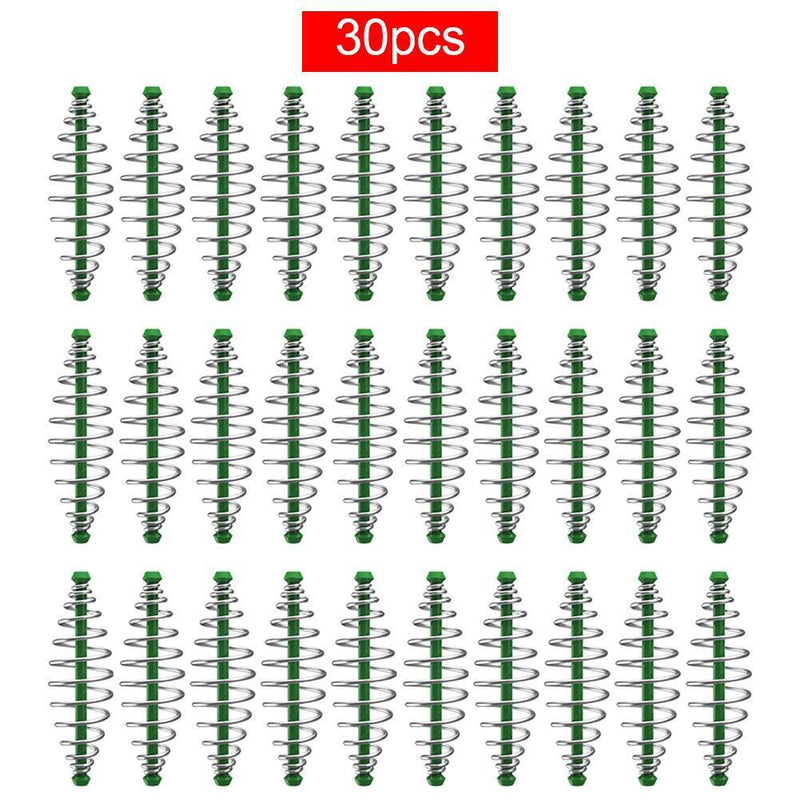 Fishing Bait Cage Feeder Saltwater Bait Spring Lure Inline Fish Tackle (30pcs)