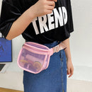 Chest Bag Women PVC Transparent Bum Fanny Packs Phone Pouch Travel Sport Purse