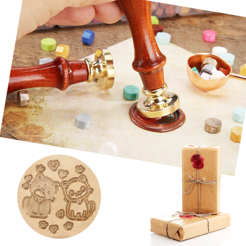Retro Animal Sealing Wax Stamp Replace Copper Head for Invitations Scrapbooking