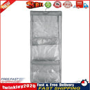 6 Pocket Hanging Handbag Organizer Wall Closet Clear Storage Bag (Gray) Newly