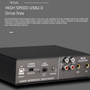 Q-24 Audio Interface Sound Card 2 in 4 out Professional External USB Sound Card