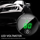 Car DC 5-48V Panel Voltmeter Touch Switch Battery Capacity Tester (Green) Newly
