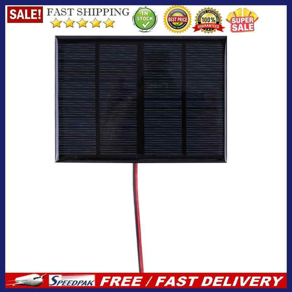 Outdoor Mini DIY Solar Charger Polysilicon Board for 9-12V Battery/Mobile P