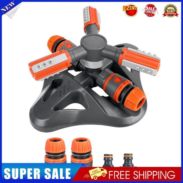 360 Degree Rotating Garden Sprinkler Automatic Plastic Triangle Sprinkler