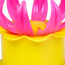 Chinese Baozi Pastry Pie Stuffed Bun Maker Mold DIY Kitchen Tool (Yellow S)