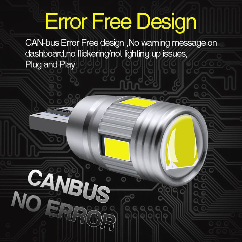 Wedge Signal Bulbs Canbus Car 5W5 LED Bulb T10 Parking Lamp Signal Light