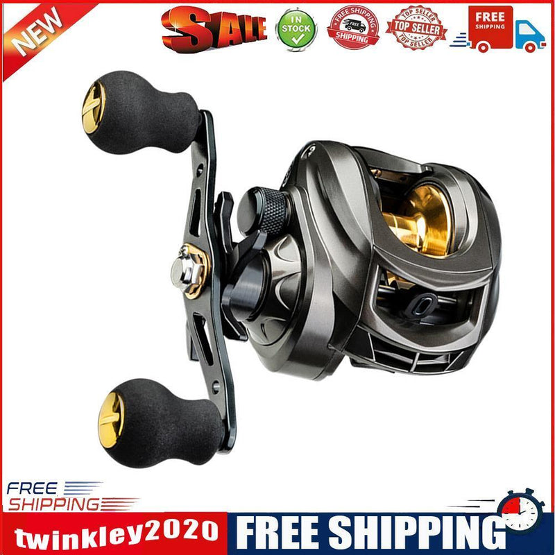 Metal Baitcasting Reel 7.2:1 8kg Max Drag Saltwater Fishing Wheel (AK2000R)