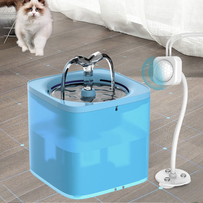 Car Drinking Dispenser USB Smart Infrared Motion Sensor Pet Dog Water Fountain