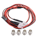 4pcs 5mm 4 LED Light for 1/12 1/18 1/10 1/8 Axial Scx10 Traxxas Hpi Rc4wd R