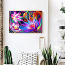 Oil Paint By Numbers Lotus Coloring Picture Digital