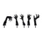 Halloween Acrylic Plugin Home Decor Ghost Hand for Terraces Backyards Sidew
