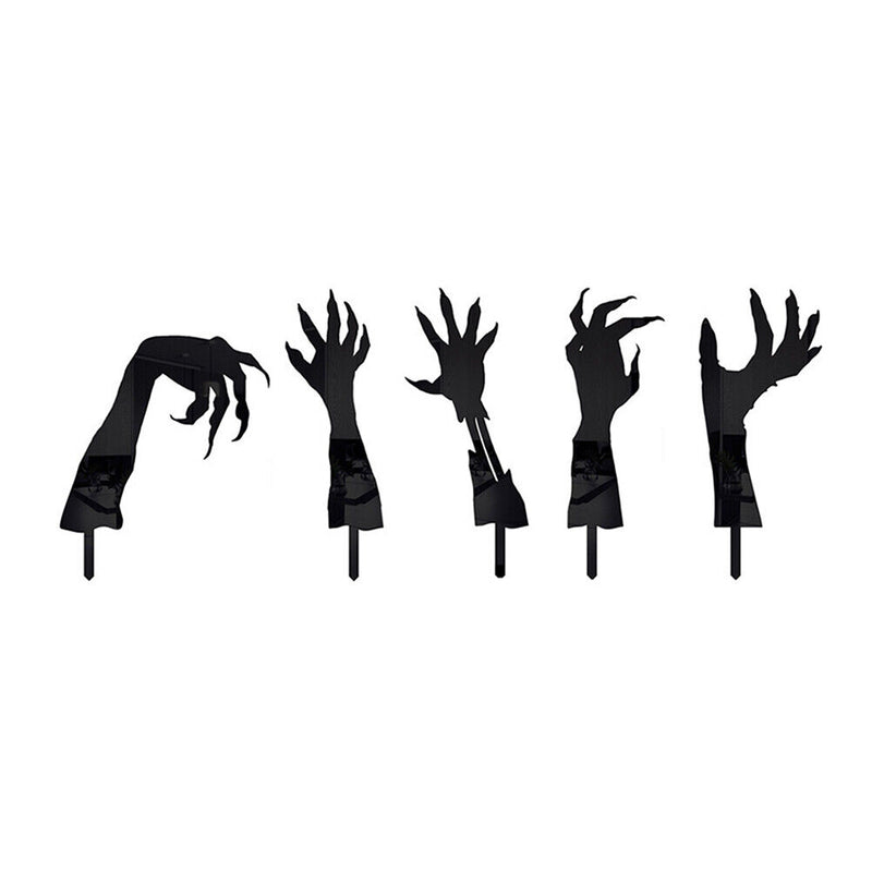 Halloween Acrylic Plugin Home Decor Ghost Hand for Terraces Backyards Sidew