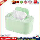 USB Baby Wet Wipes Heater Home Car Tissue Paper Warmer Warming Box (Green) Newly