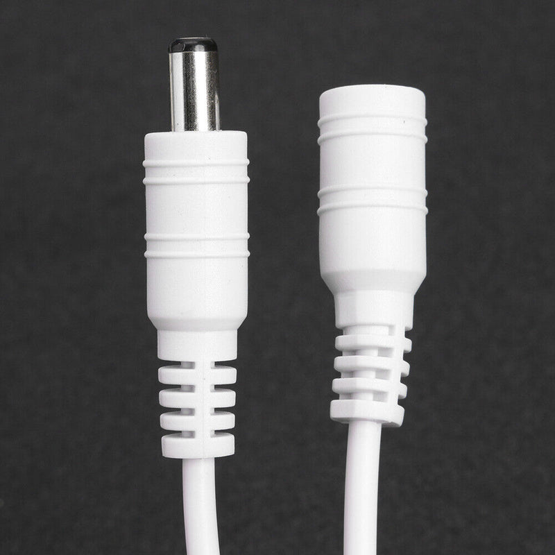 DC 12V-24V Power Extension Cord 5.5x2.1mm Male Female Power Cable (2m) Newly