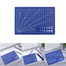School Supplies Cutting Plate Paper Board A5 Grid Lines Cutting Mat Sewing Tool