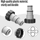 For Intex ARU Threaded Connection Pumps Plastic Hose Adapter with Collar Newly