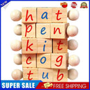 Children Spelling English Words Cards Building Block Game Baby Educational Toys