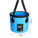 20L Portable Folding Bucket Outdoor Fishing Car Wash Water Storage (Blue)
