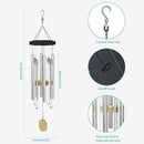 Decoration Colorful Gradient Solar Wind Chime Light Rotating Garden Chandelier