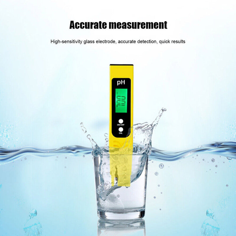 PH Meter Digital Water Quality Monitor Tester LCD Display Water Quality Measure