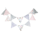 12 Flags Bunting Banners Triangular Flags Pennant Wedding Party Home Decora