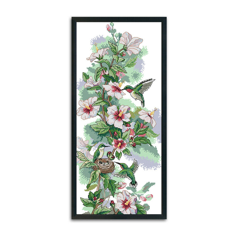 Warm Animals DIY Needlework 11CT Ornaments Art Stamped Canvas Kit Cross Stitc