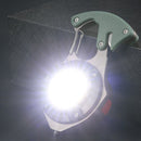 Multi-function COB LED Flashlight Rechargeable Keychain Camping Emergency Light