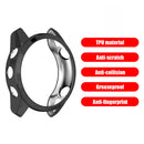 Plated TPU Case for Garmin Forerunner 745 Cover Bumper Protector (Black) Newly