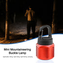 COB LED Mini Outdoor Camping Carabiner Flashlight 80lm Floodlight (Red)