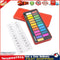 24 Colors Solid Watercolor Paint Set Kids Art Drawing Water Color Pigment Newly