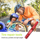Bike Tyre Puncture Service Tool Kit Tubeless Tire Repair Rubber Strip (Red)