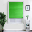 Self-Adhesive Pleated Blinds Half Blackout Curtains for Living Room Shades