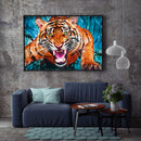 5D Diamond Painting DIY Ferocious Tiger Animal Full Round Drill Home Decor Gifts