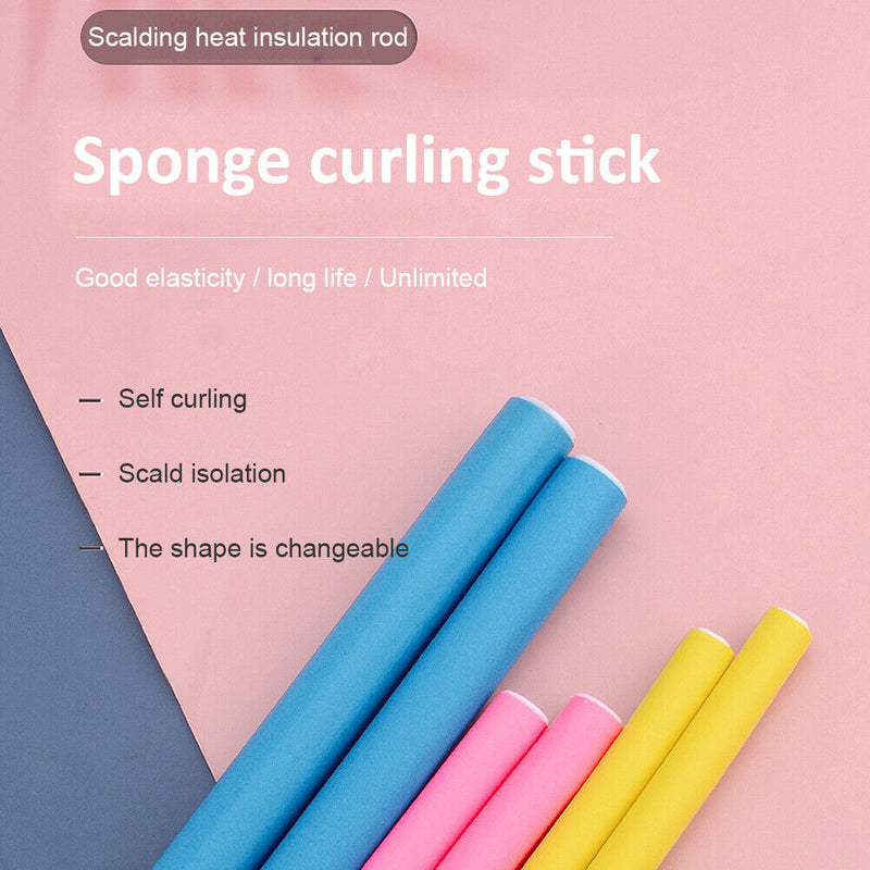 10pcs DIY Simple Flexible Hair Curling Stick Fashion Hair Curler Tool (5)