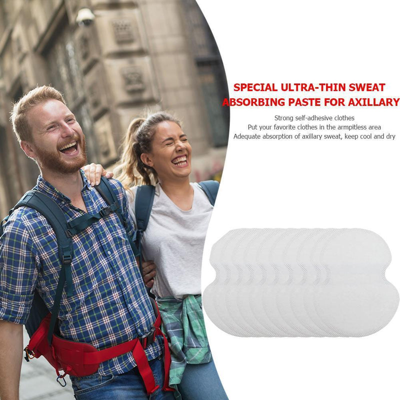 200pcs Disposable Armpit Sweat Absorbing Pads Deodorants Stickers Newly