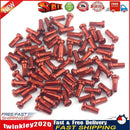 50pcs Metal Nipples for 14G 2mm Spokes Mountain Bike Cycling Parts (Red) Newly