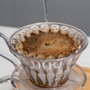50pcs Pour Over Wave Coffee Drip Filter Paper for Coffee Maker (1-2 Cup)