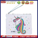 Fashion Sequin Pencil Case Kids Girls Cartoon Clutch Coin Purse Mini Wallet B