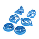 6pcs/set Super Hero Series The Avengers Alliance Sugar Cookie Cutter Mold Newly
