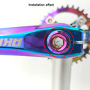 M18 Mountain Bike Hollow Crank Cap Colorful Bicycle Crankset Chainwheel Cover