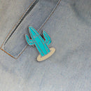 Cartoon Brooches Enamel Badge Shirt Coat Jacket Lapel Pins Gifts (Cactus) Newly