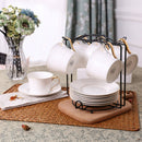Tea Cups Display Stand Cups Holder Stainless Steel Drying Rack for Cups Dishes