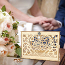 Wooden Wedding Sign In Box Exquisite Wedding Card Box Party Favor Decoration