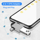 2 in 1 OTG Adapter High Speed USB3.0 to Type C Micro USB Male Charging Converter
