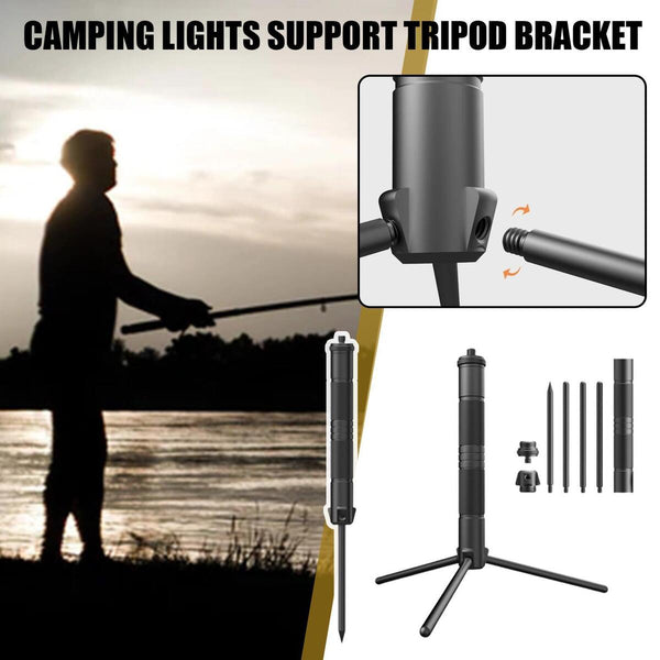 Fishing Tripod Support Lights Stand Holder Tripod Bracket Hiking Equipment`