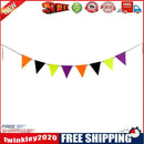 Halloween Felt Fabric Colorful Pennant Flag Bunting Party Banners Bar Decor