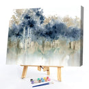 Malen nach Zahlen Kit DIY Tinte Wald handgemalt auf Leinwand Färbung Ölkunst