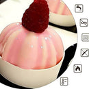 6 Cups Silicone Mold Hot Chocolate Bomb Cake Baking Mould Dome Jelly Tray Q7X2