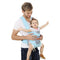 Baby Lab Ergonomic Baby Carrier Kangaroos Breathable Sling Backpacks (Blue)
